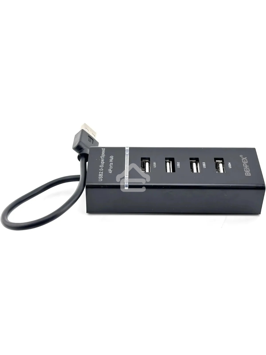 Разветвитель USB 2.0 BPH-920 4порт. черный