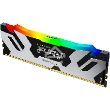 Оперативная память Kingston Fury Renegade, DDR5, 48Gb (1x48Gb), 6000MHz, CL32, DIMM, с радиатором, RGB, cеребристый/черный