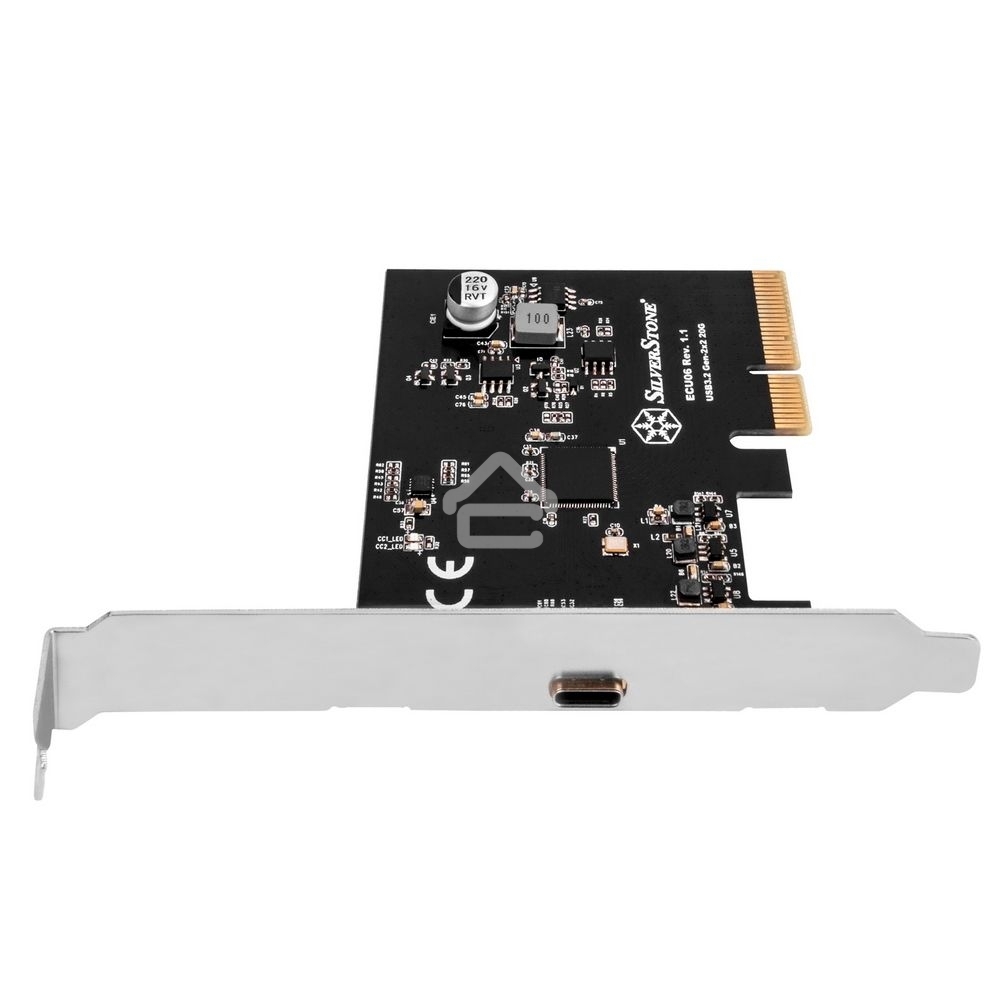 Контроллер Silverstone G56ECU060000010 SuperSpeed USB 20Gbps / USB-C 3.2 Gen 2x2 PCIe expansion card