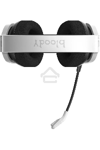 Наушники с микрофоном A4Tech Bloody GR370 белый мониторные BT оголовье (GR370)