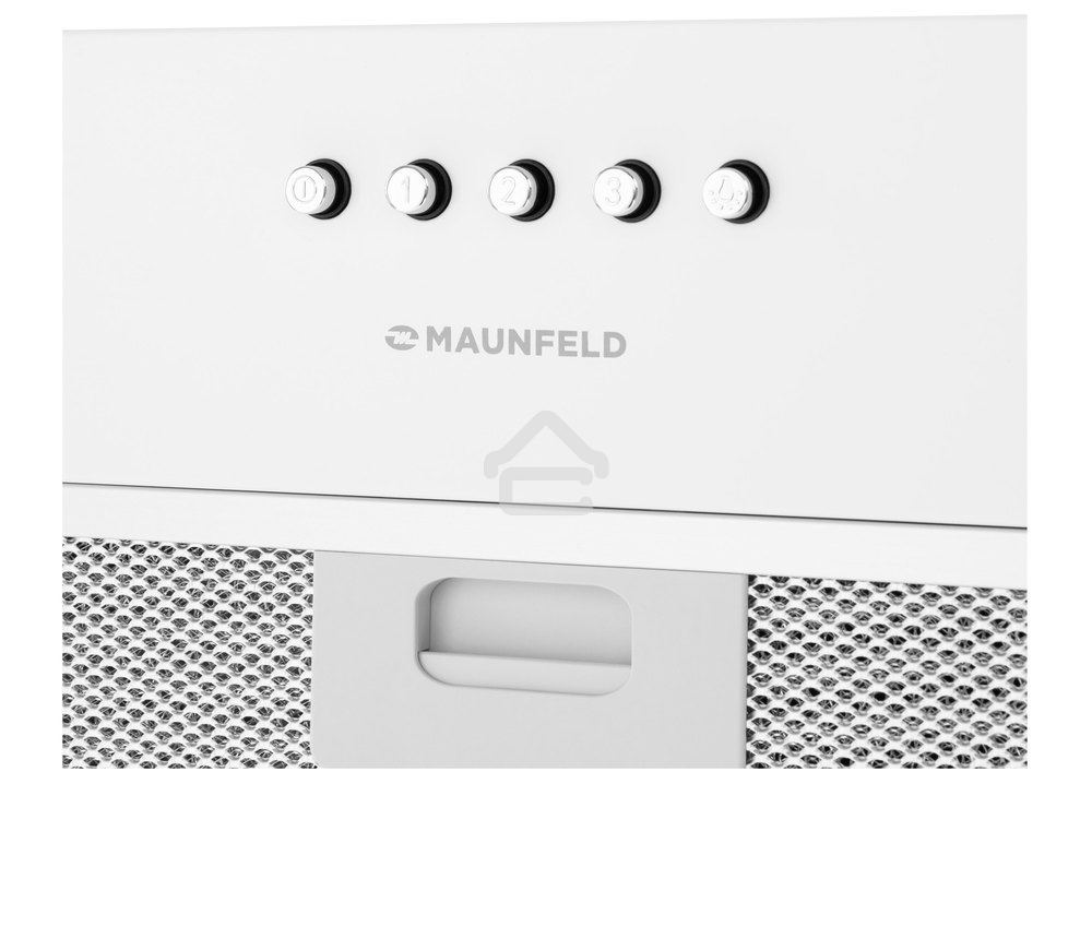 Вытяжка встраиваемая Maunfeld Crosby Singl 60 белый, 60 см, 850 куб. м/ч, 48 дБ