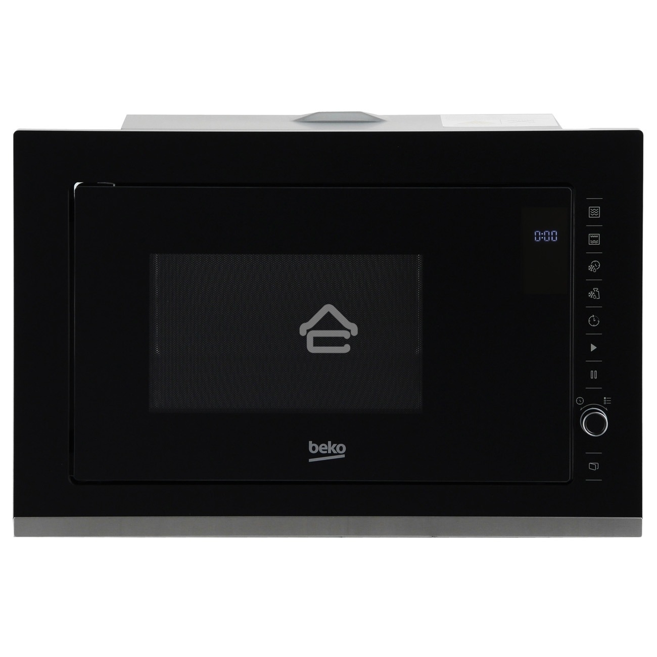 Микроволновая печь встраиваемая Beko BMGB 25333 X черный, 25 л, 900 Вт, переключатели - поворотный механизм/сенсор