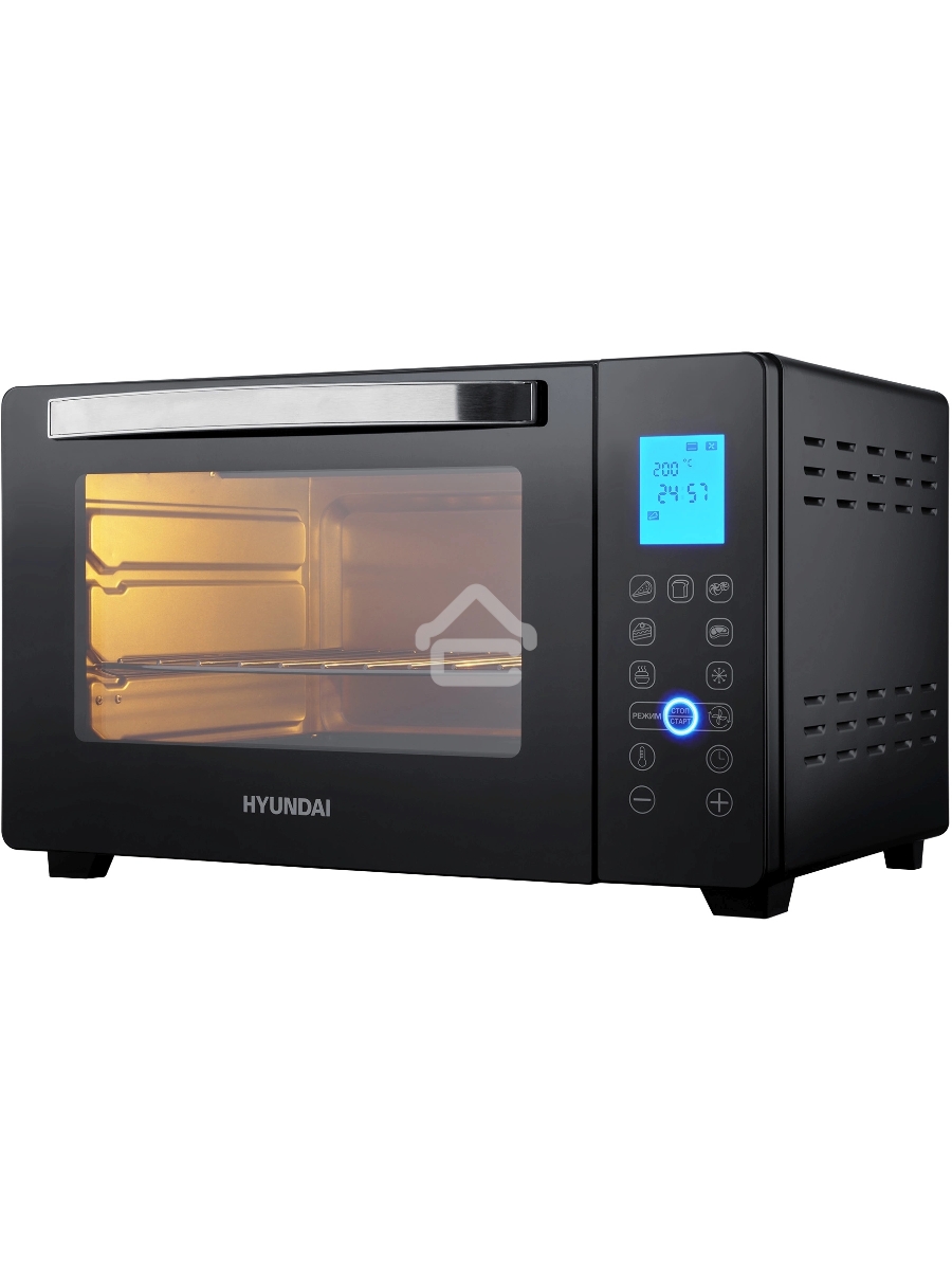 Мини-печь Hyundai MIO-HY096 28л. 1600Вт черный