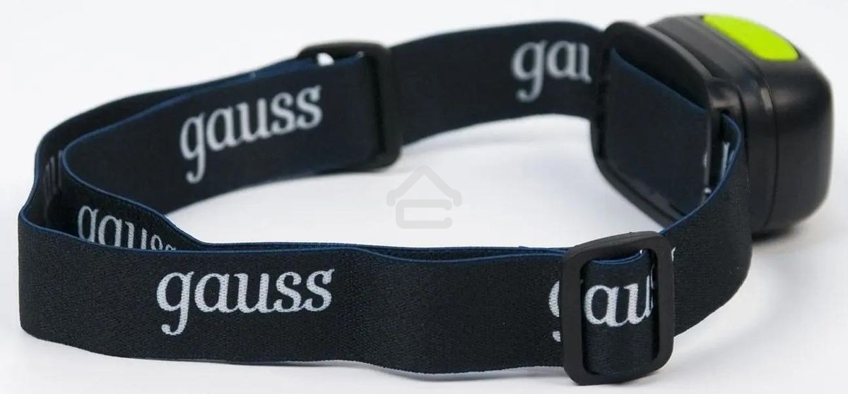 Фонарь налобный Gauss GFL402 3W 220lm Li-ion 1200mА·ч LED