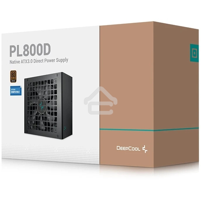 Блок питания Deepcool/GamerStorm PL800D (R-PL800D-FC0B-WDEU-V2), 800Вт, 80 PLUS Bronze, 120мм, черный