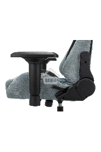 Кресло игровое Бюрократ VIKING 7 KNIGHT BL FABRIC синий текстиль/эко.кожа крестовина металл/пластик