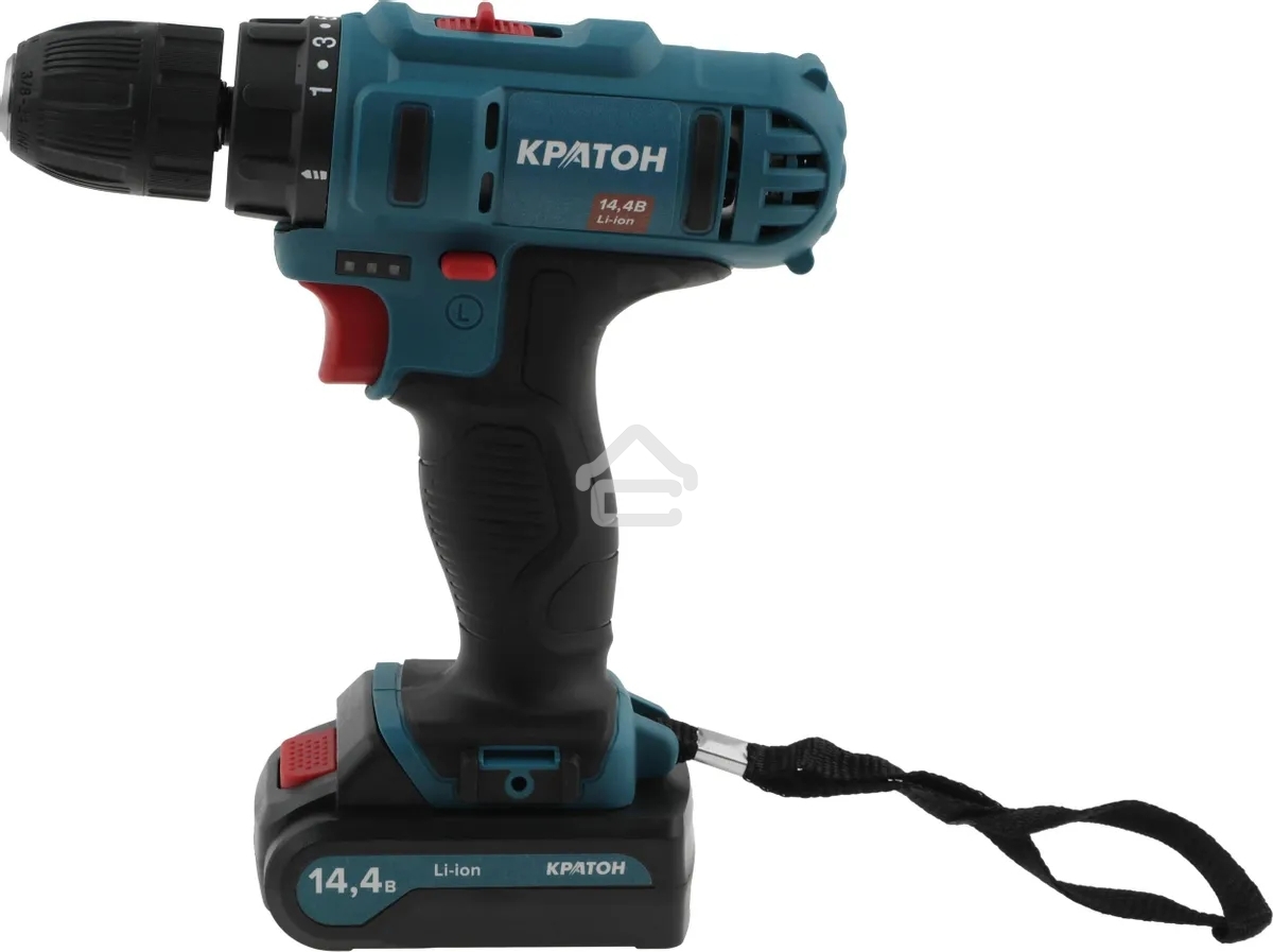 Дрель-шуруповерт аккумуляторная Кратон CD-14,4-Li-1,5