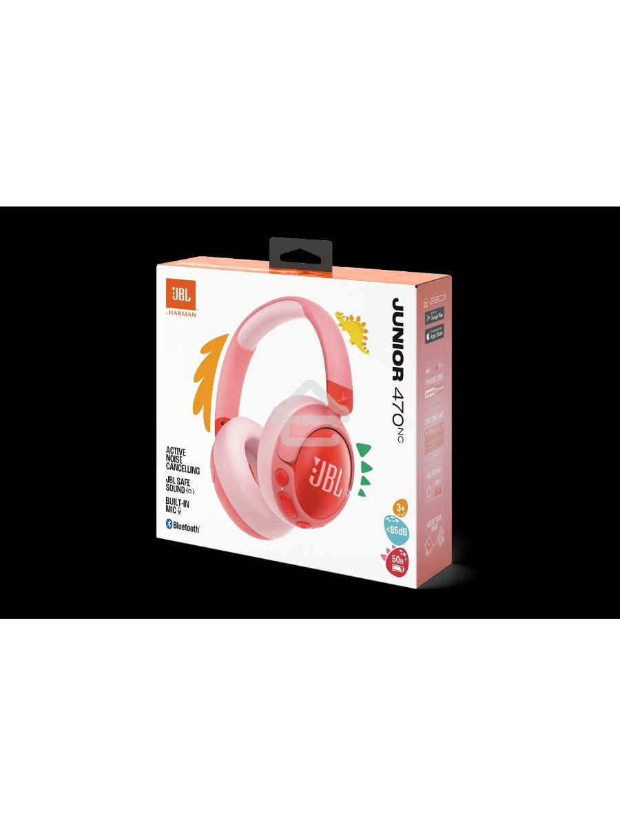 Наушники беспроводные детские JBL JR470NC розовый