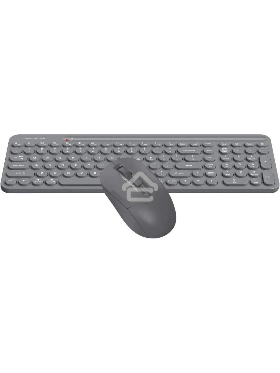 Клавиатура + мышь A4Tech Fstyler FG3300 Air2 клав:серый мышь:серый USB беспроводная slim Multimedia