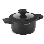 Кастрюля Rondell Walzer RDA-766, 4.7л, 24см, с крышкой, черный