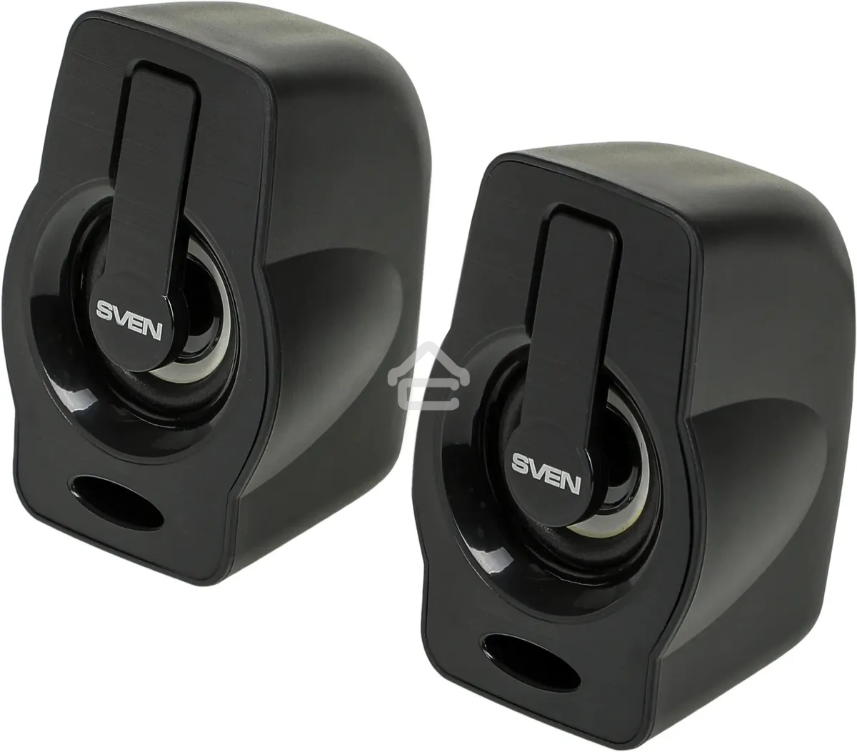 Колонки чёрные Sven 255 (2x3W, RGB подсветка, USB)