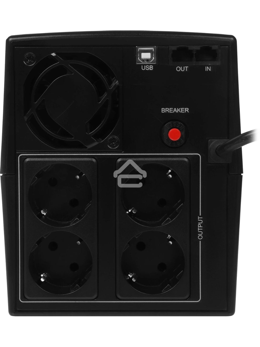 Источник бесперебойного питания Ippon Back Basic 1500 Euro 900Вт 1500ВА черный