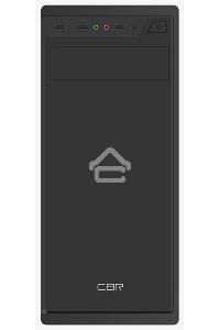 Компьютерный корпус CBR PCC-ATX-J02-450W ATX Miditower J02, c БП PSU-ATX450-12EC, 2*USB 2.0, HD Audio+Mic, Black