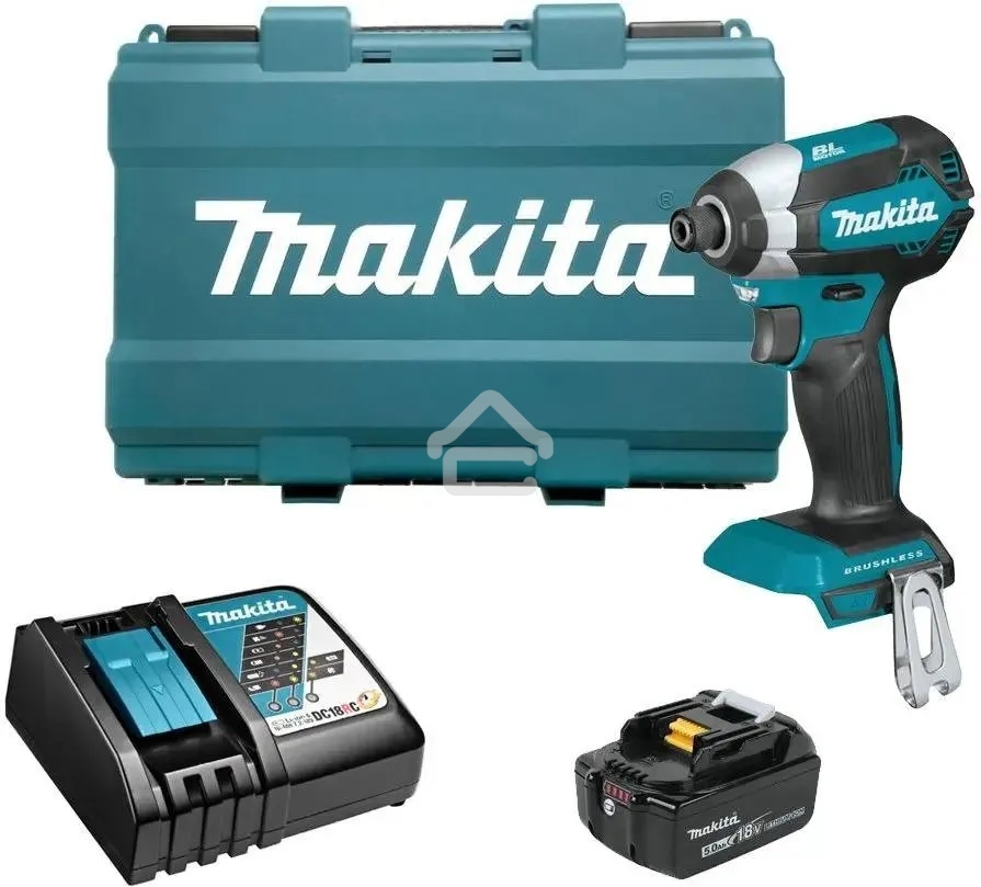 Шуруповерт Makita DTD153RT, Аккумуляторная, 18В, Ударный, Кейс