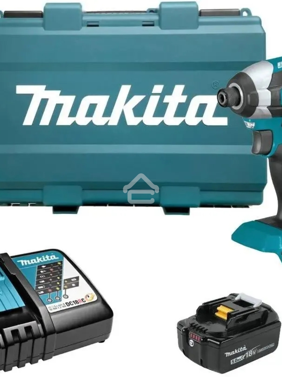 Шуруповерт Makita DTD153RT, Аккумуляторная, 18В, Ударный, Кейс