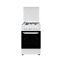 Плита комбинированная Kraft KF-FSK5302EW белый, конфорок 4 газовых, духовка 58 л, 50 см x 85.5 см x 55 см