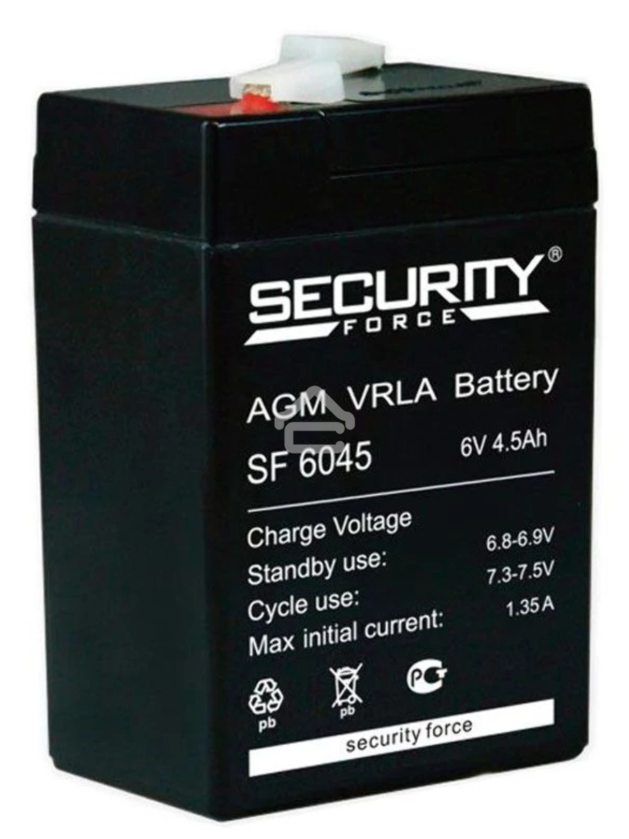 Батарея Delta Security Force SF 6045 (6V 4.5Ah)