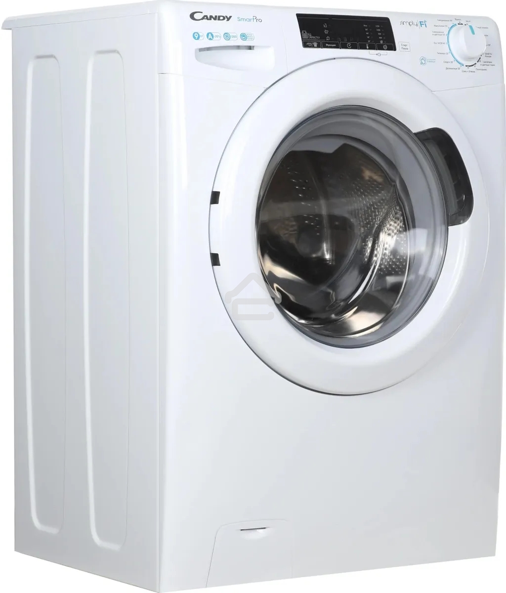 Стиральная машина Candy Smart Pro CSO 129T3/1-07 белый, загрузка фронтальная 9 кг, 1200 об/мин., класс: А
