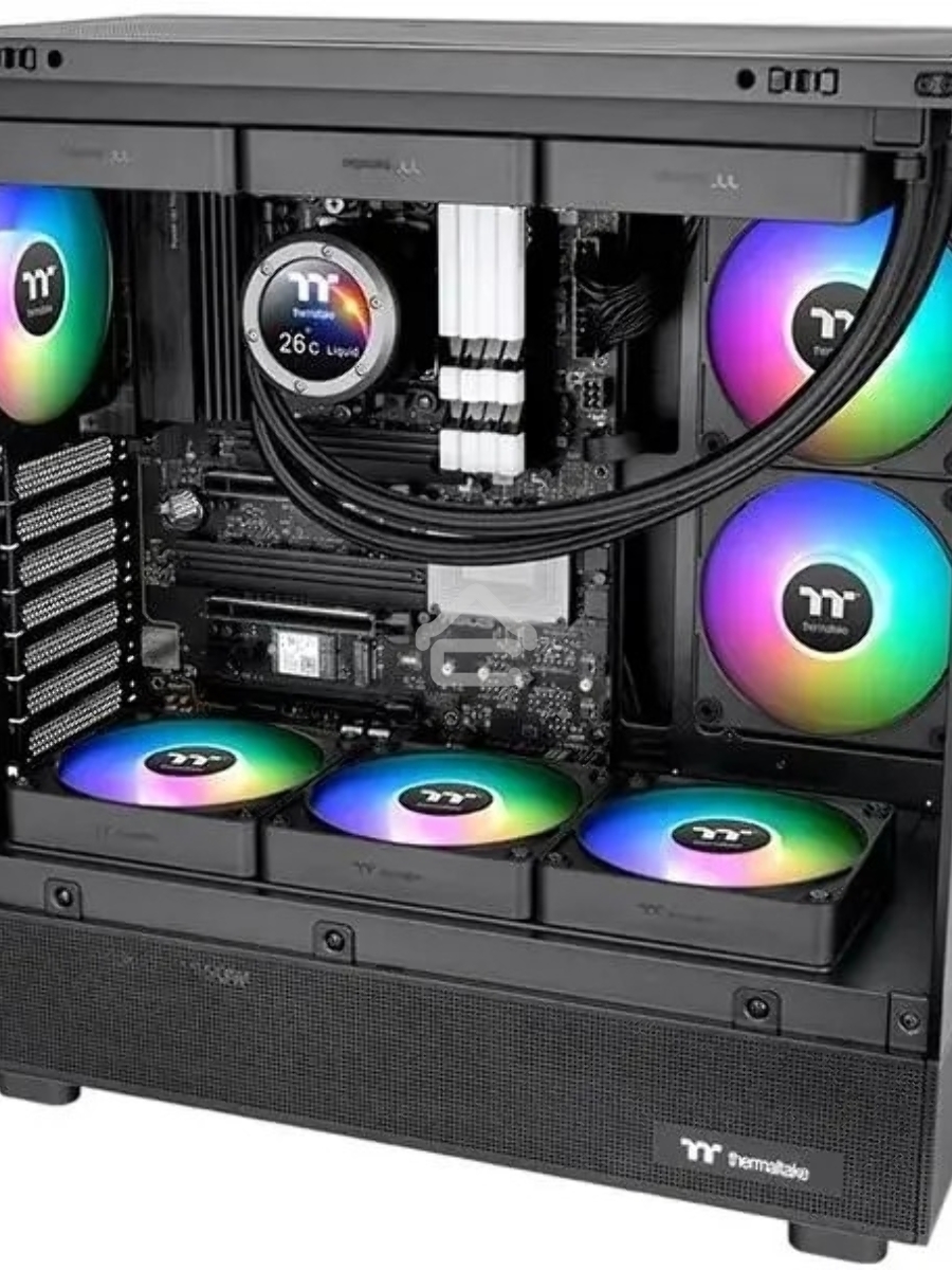Вентилятор для корпуса Thermaltake CT120 EX Sync ARGB 120х120x25 черный 4-pin 28.5дБ (упак.:3шт) (CL-F181-PL12SW-A) Ret