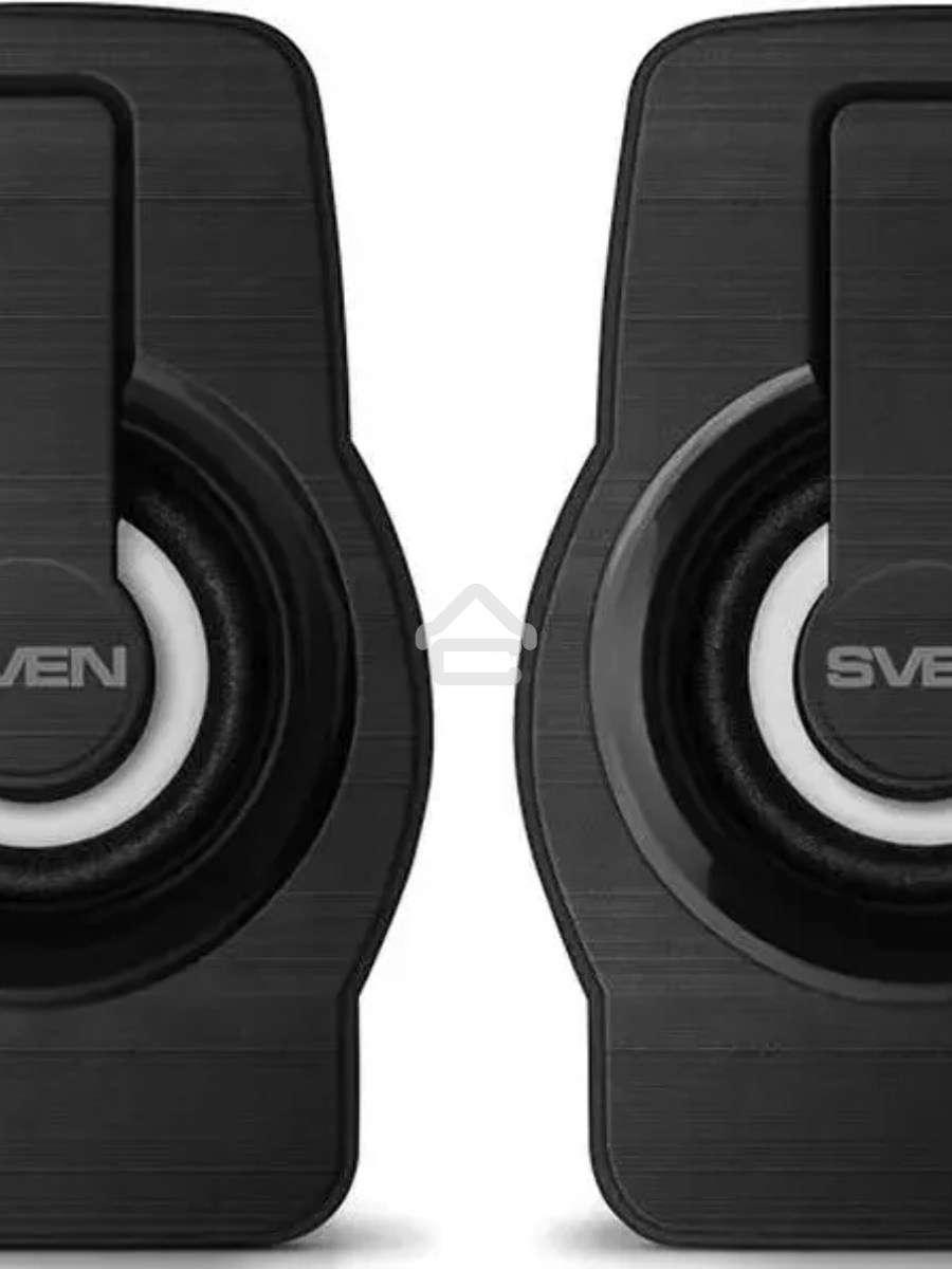 Колонки чёрные Sven 255 (2x3W, RGB подсветка, USB)