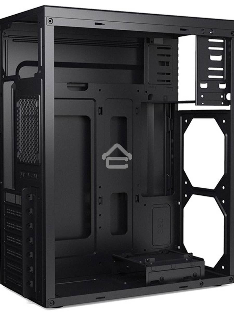 Компьютерный корпус CBR PCC-ATX-J02-450W ATX Miditower J02, c БП PSU-ATX450-12EC, 2*USB 2.0, HD Audio+Mic, Black