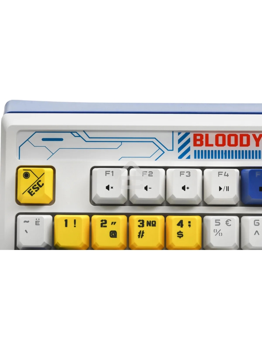 Клавиатура A4Tech Bloody B950 проводная USB синий/белый
