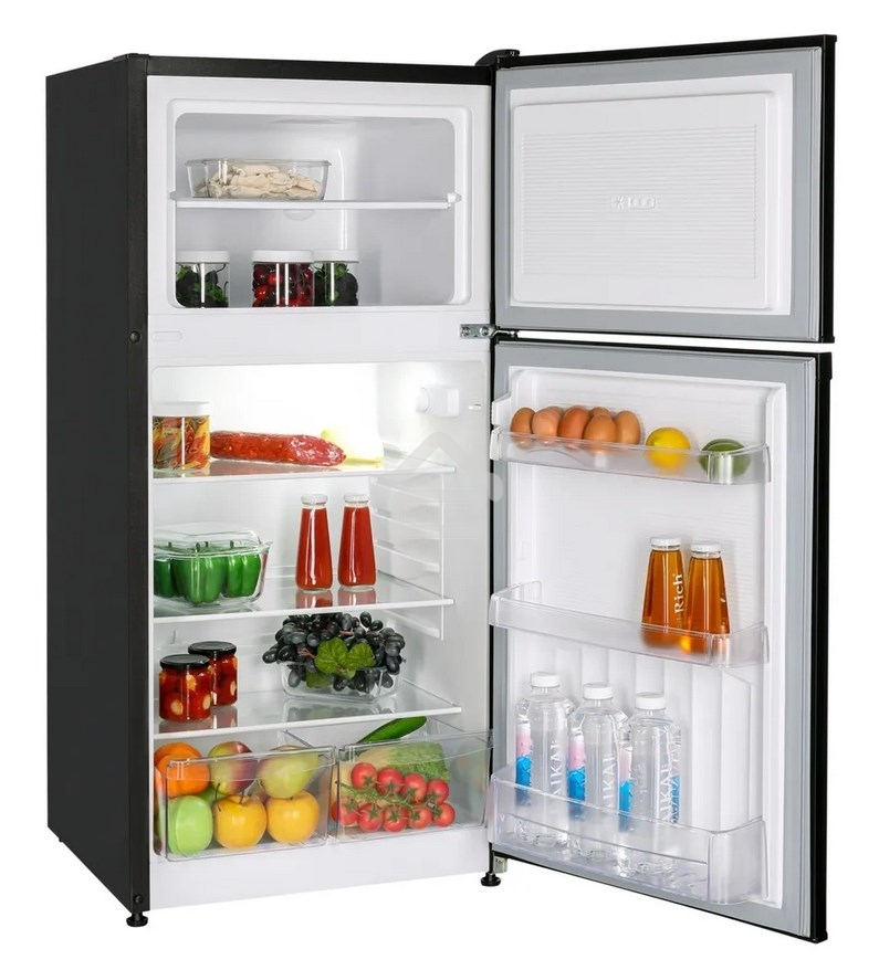 Холодильник Nordfrost NRT 144 232 черный двухкамерный 262/68 л морозилка сверху, капельная система