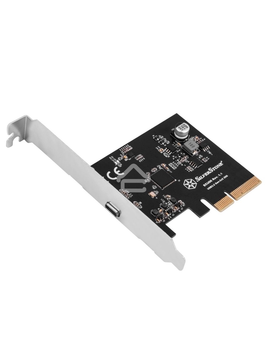 Контроллер Silverstone G56ECU060000010 SuperSpeed USB 20Gbps / USB-C 3.2 Gen 2x2 PCIe expansion card