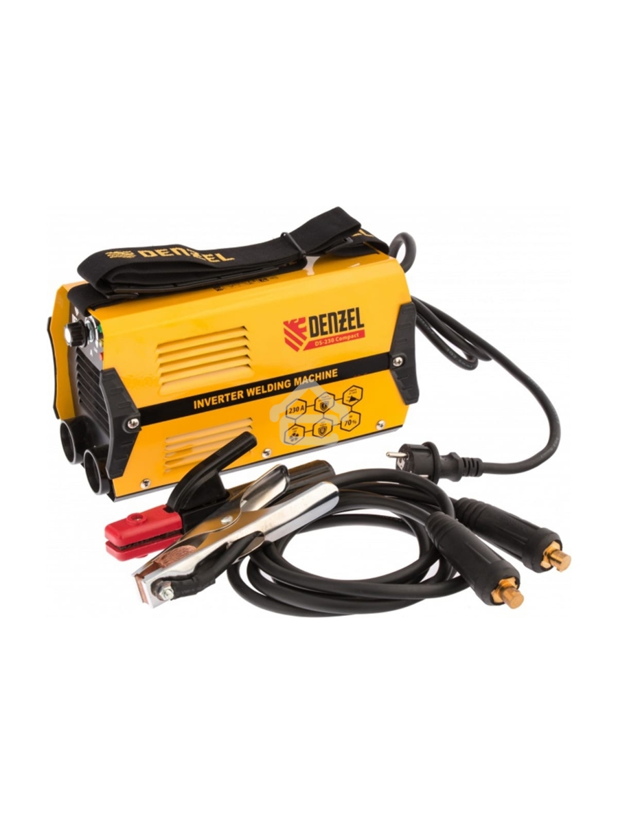 Сварочный аппарат Denzel ds-230 compact 94374инвертор. дуговой сварки 230А пв 70%