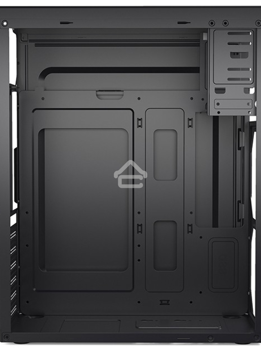 Компьютерный корпус CBR PCC-ATX-J02-450W ATX Miditower J02, c БП PSU-ATX450-12EC, 2*USB 2.0, HD Audio+Mic, Black