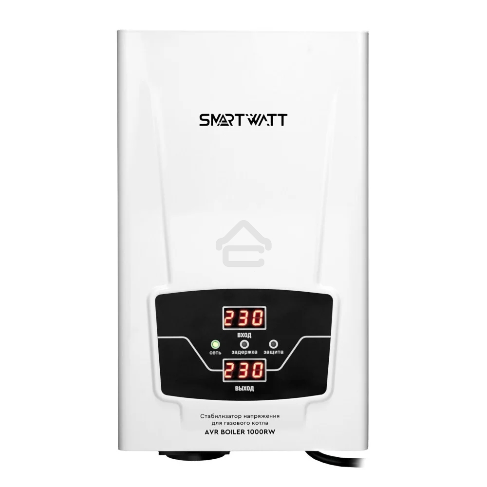 Стабилизатор напряжения для газового котла SMARTWATT AVR BOILER 1000RW (140W - 260W, 1000VA, 1 кВт, 50 Гц, розеток - 1,