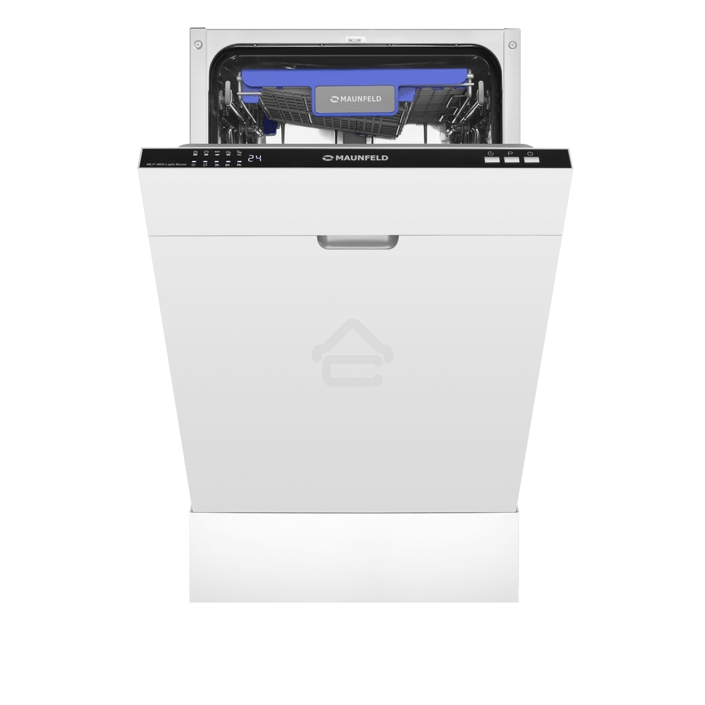 Встраиваемая посудомоечная машина Maunfeld MLP-083I, черный, 44.8 см, 10 компл., 49 дБ, класс A++