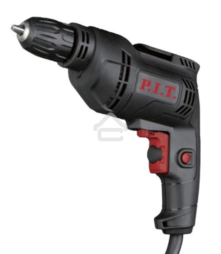 Дрель-шуруповерт сетевой P.I.T. PBM10-C, Сетевая, 550Вт
