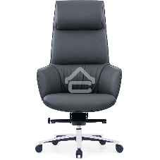 Кресло руководителя Cactus CS-LBK-MILANO кожа, крестов. алюминий