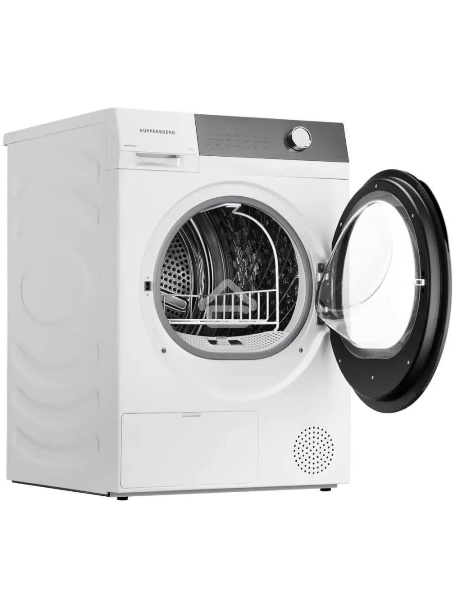 Сушильная машина Kuppersberg DM 610 W белый, 9 кг, сушка - тепловой насос, программ - 14, 59.5 x 85 x 68.5 см