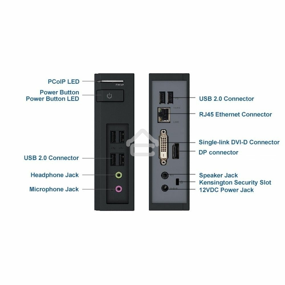 Нулевой клиент Leadtek TERA2321 (293C) 3293C011101 6USB, Fiber, DPх1+DVIх1