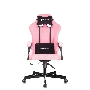 Кресло игровое Knight Terminator розовый Velvet 36, крестов. металл