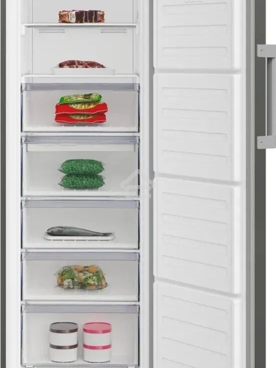 Морозильная камера Beko B3RFNK292G, тёмно-серый, 255л, 5 ящиков