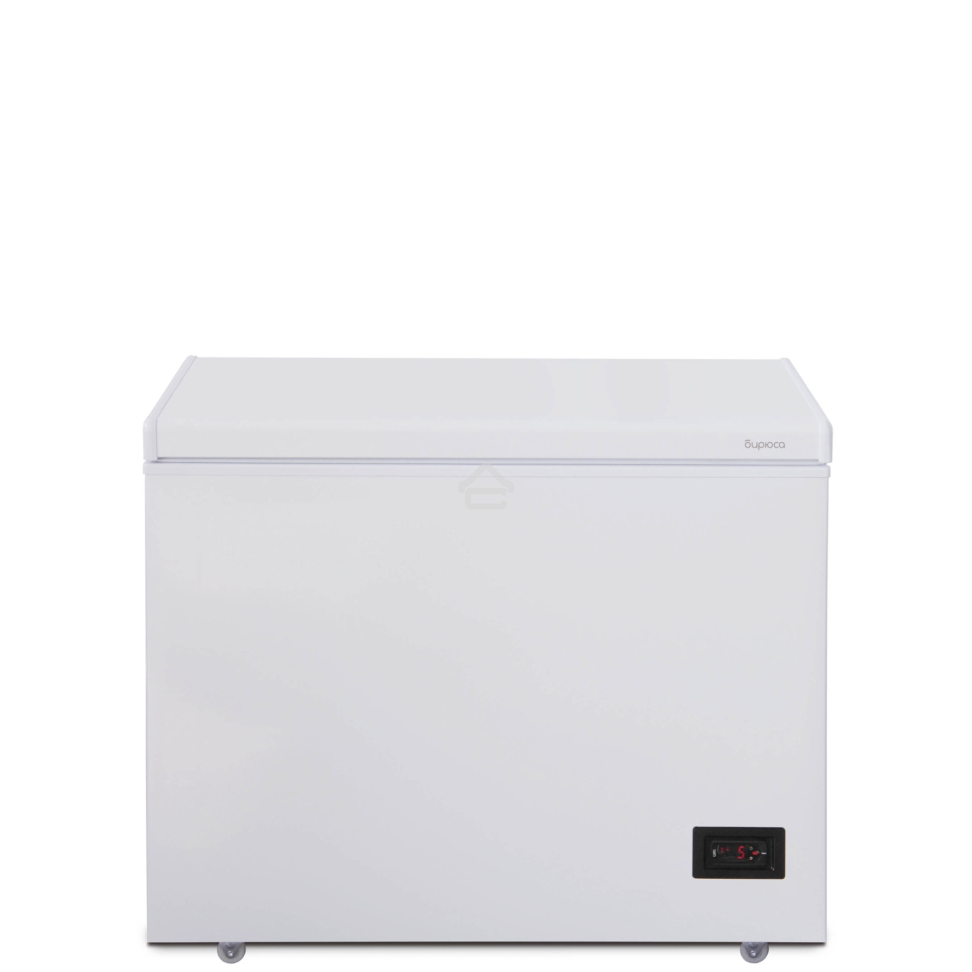 Морозильный ларь Бирюса Б-210KDN, белый с глухой крышкой, 160 л