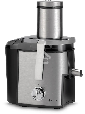 Соковыжималка центробежная Vitek VT-3667 ST 1,8 л, 1500 Вт, стальной