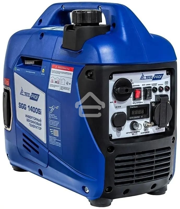 Электрогенератор бензиновый инверторный ТСС SGG 1400Si, 1.4 кВт, 56 дБ, 10.5 кг