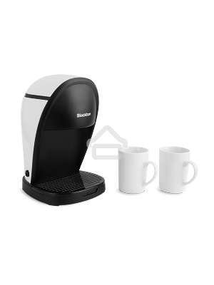 Кофеварка капельная Blackton Bt CM1113 белый/черный, исп. кофе - молотый, 0.3 л, 450 Вт.