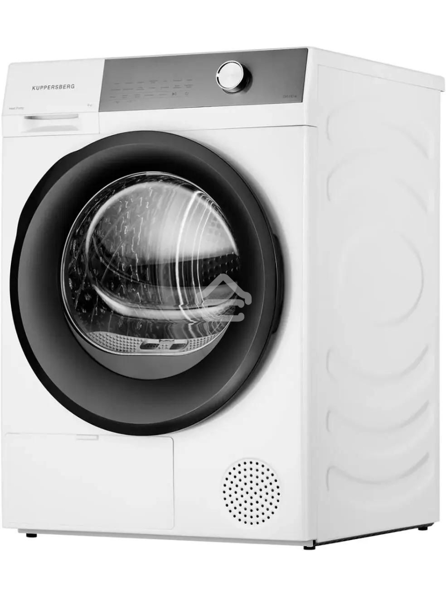 Сушильная машина Kuppersberg DM 610 W белый, 9 кг, сушка - тепловой насос, программ - 14, 59.5 x 85 x 68.5 см