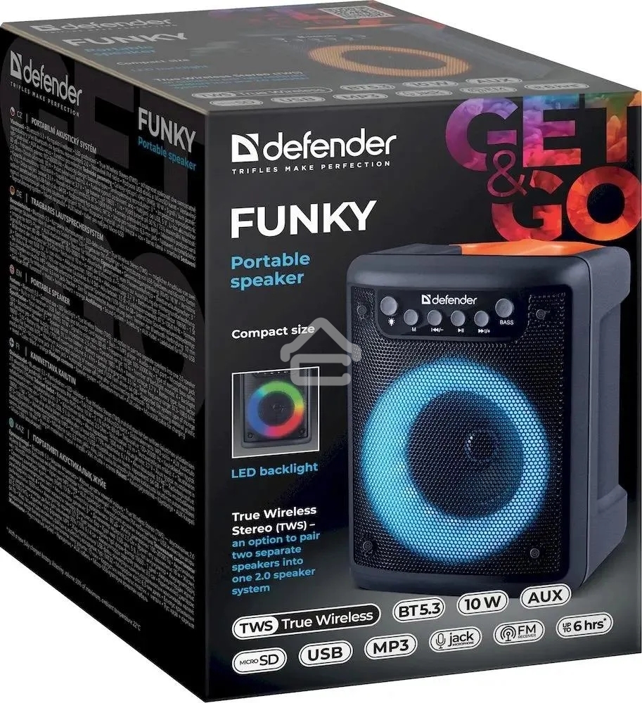 Портативная колонка DEFENDER (65053) Funky