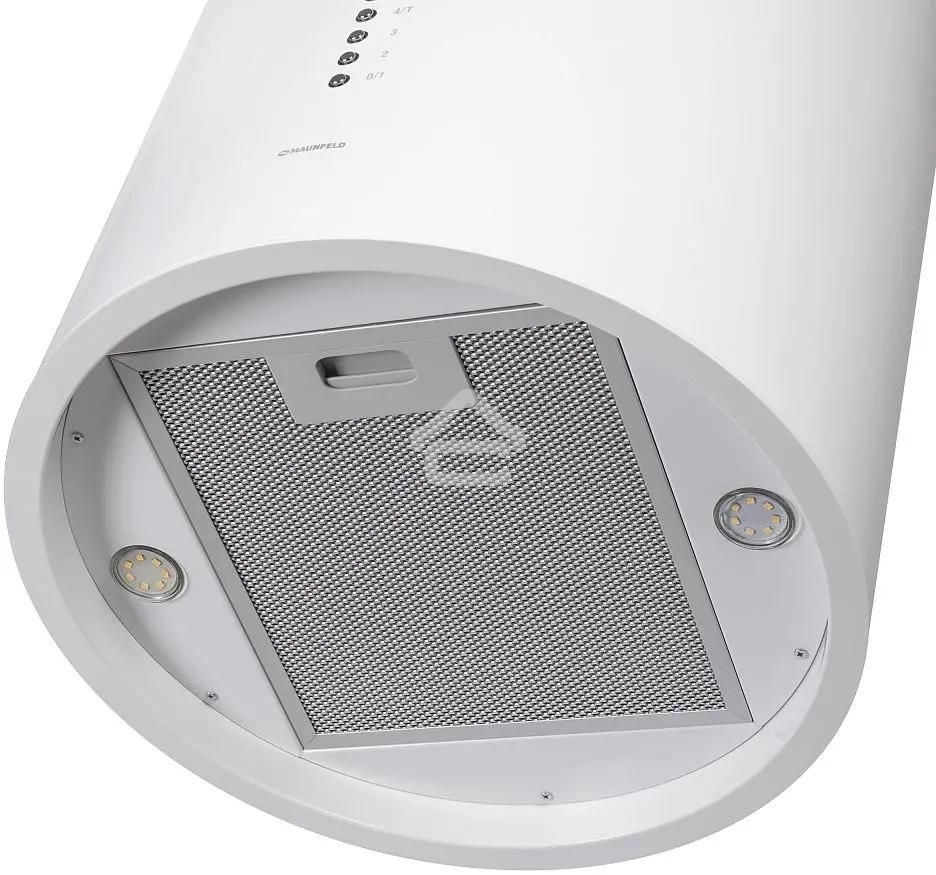 Вытяжка островная Maunfeld Lee Isla 39 белый, 38 см, 1000 куб. м/ч, 52 дБ