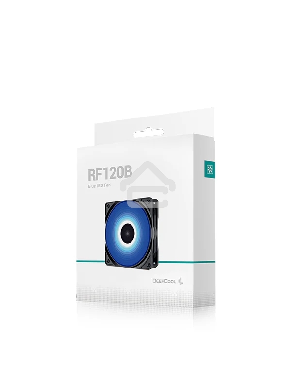 Вентилятор для корпуса DEEPCOOL RF120B черный, 120 мм, 1300 об/мин, 21.9 дБ, 3 pin