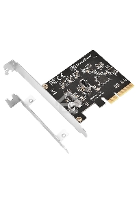 Контроллер Silverstone G56ECU070000010 SuperSpeed USB 20Gbps / internal USB-C Key-A 3.2 Gen 2x2 PCIe expansion card