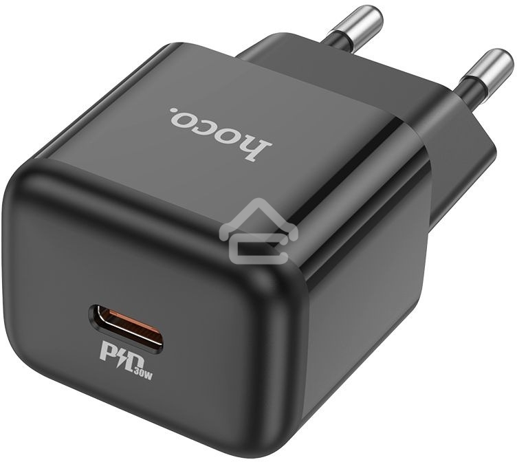 Сетевое зарядное устройство Hoco N32 Glory Black 30W 3A+2A+1.5A (PD+QC+AFC) USB Type-C универсальное черный