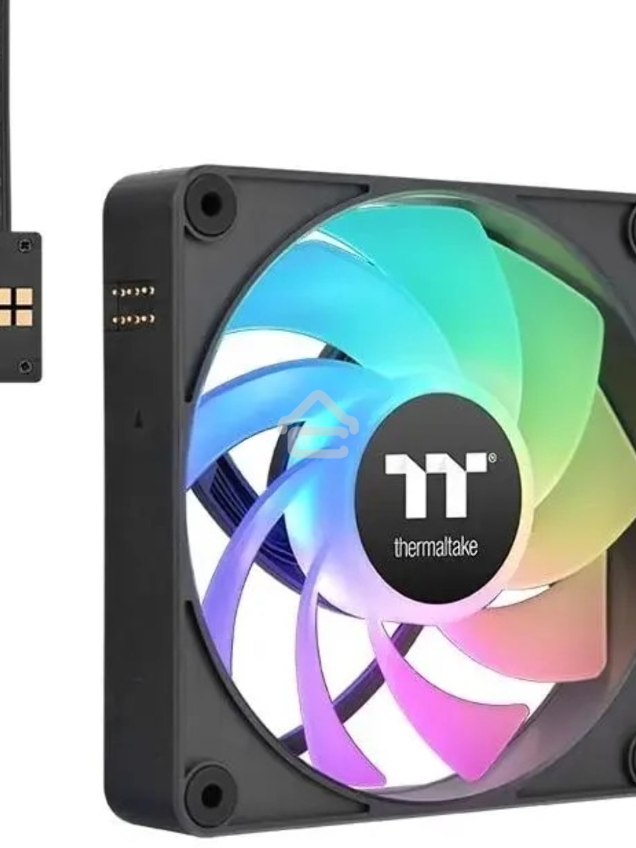 Вентилятор для корпуса Thermaltake CT120 EX Sync ARGB 120х120x25 черный 4-pin 28.5дБ (упак.:3шт) (CL-F181-PL12SW-A) Ret