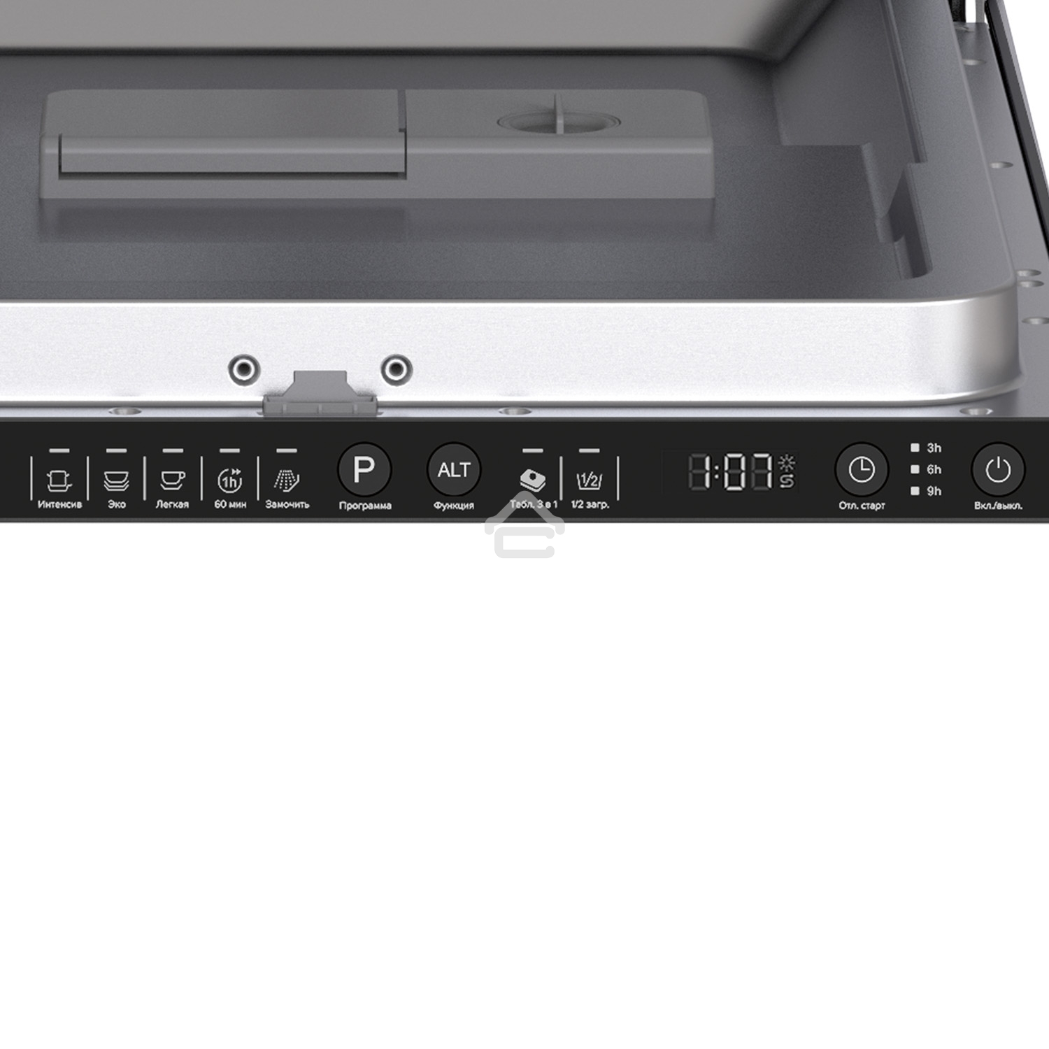 Встраиваемая посудомоечная машина LEX PM 4553N, нержавеющая сталь, 45 см, 11 компл., 49 дБ, класс A++
